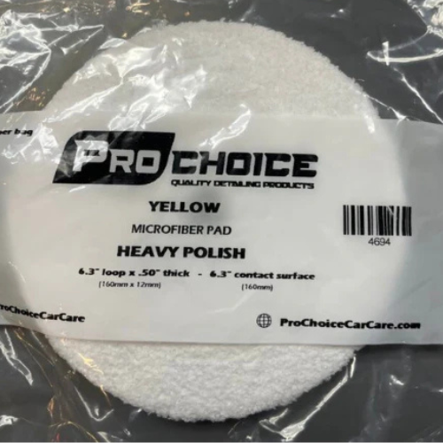 WHITE MICROFIBER PAD 3.3' LOOP * .60' TH