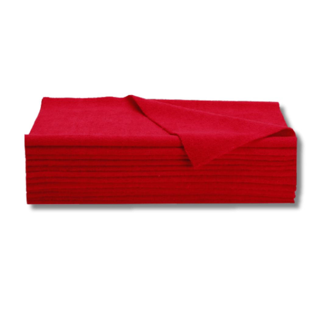 MICROFIBER BASIC EDGELESS TOWEL RED