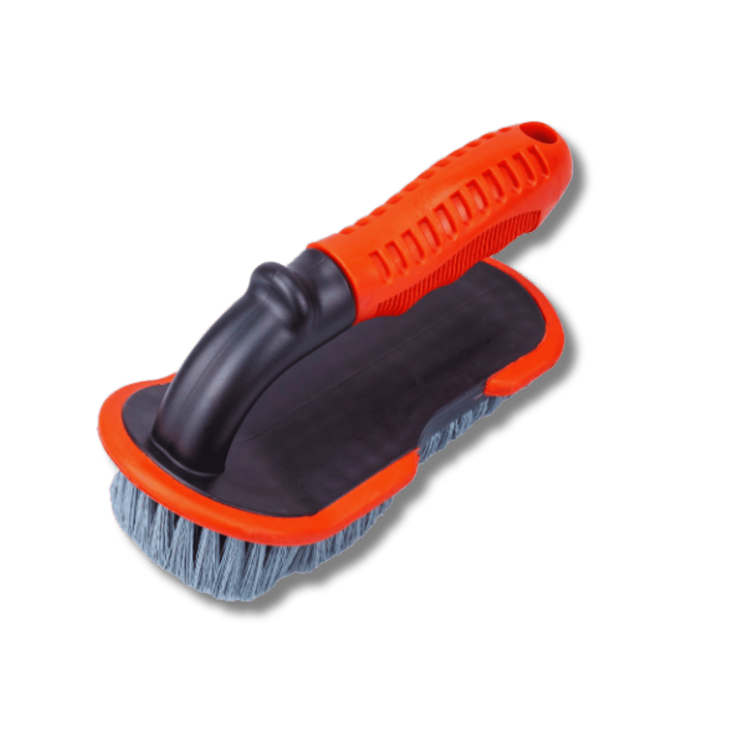 Tire & carpet scrub brush