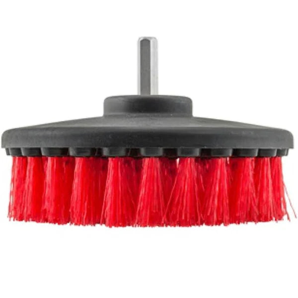 5" POWER DRILL BRUSH HEAVY DUTY- RED