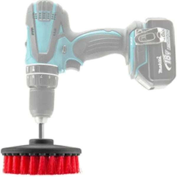 5" POWER DRILL BRUSH HEAVY DUTY- RED