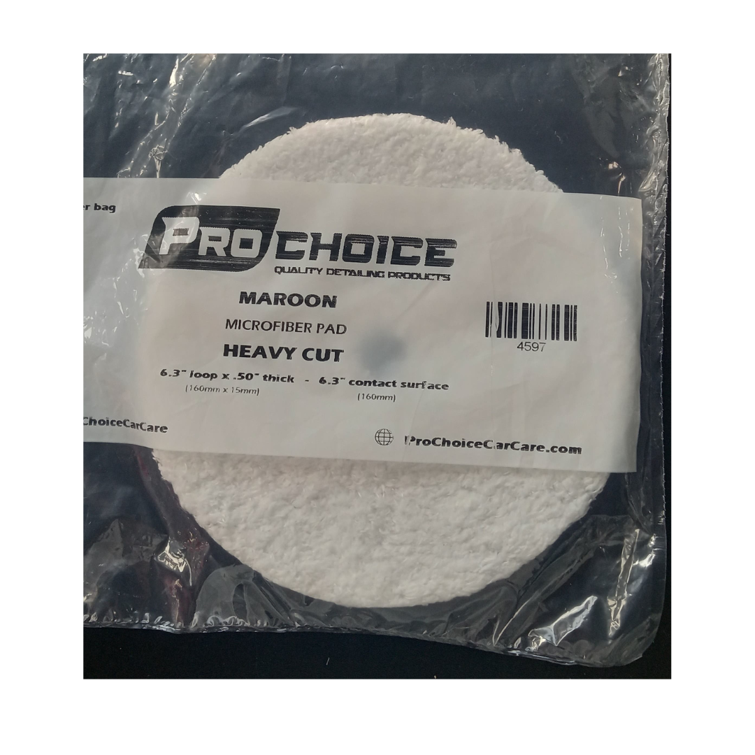 MAROON MICROFIBER PAD 6.3' LOOP * .50' T