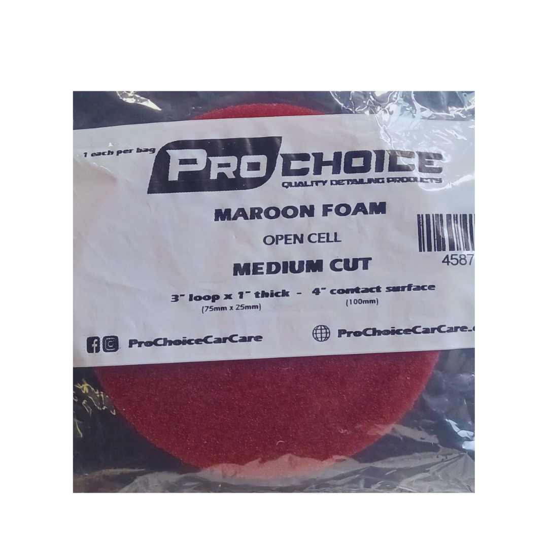 MAROON FOAM 3.3' LOOP * 3' THICK PROCHO