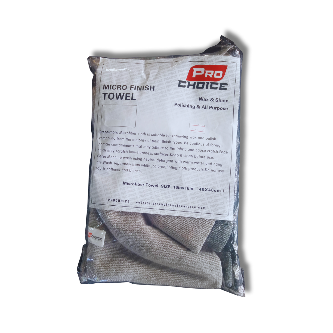 Pro Choice Micro Finish Towel Pack of 6
