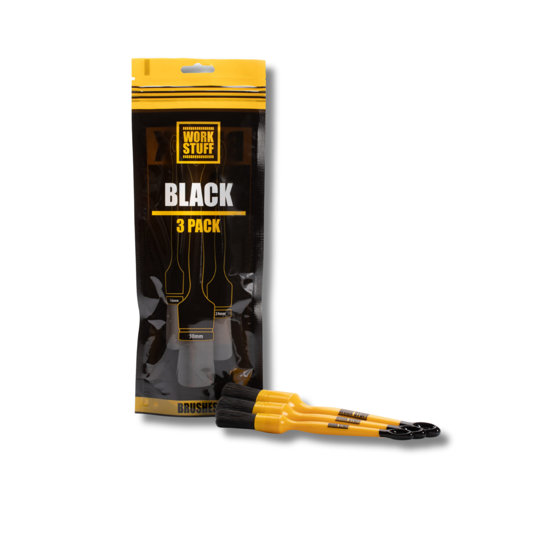 DETAILING BRUSH BLACK 3 PACK