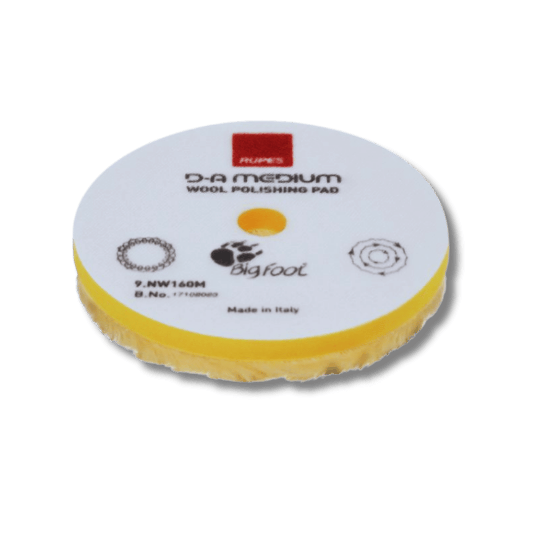 Yellow Wool Medium Polishing Pad 3'