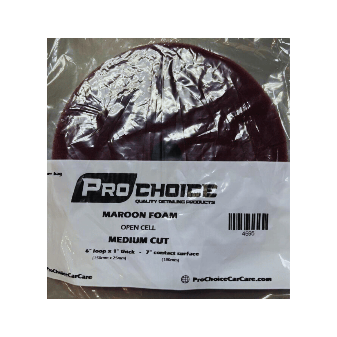 MAROON FOAM 6' LOOP * 1' THICK PROCHOICE