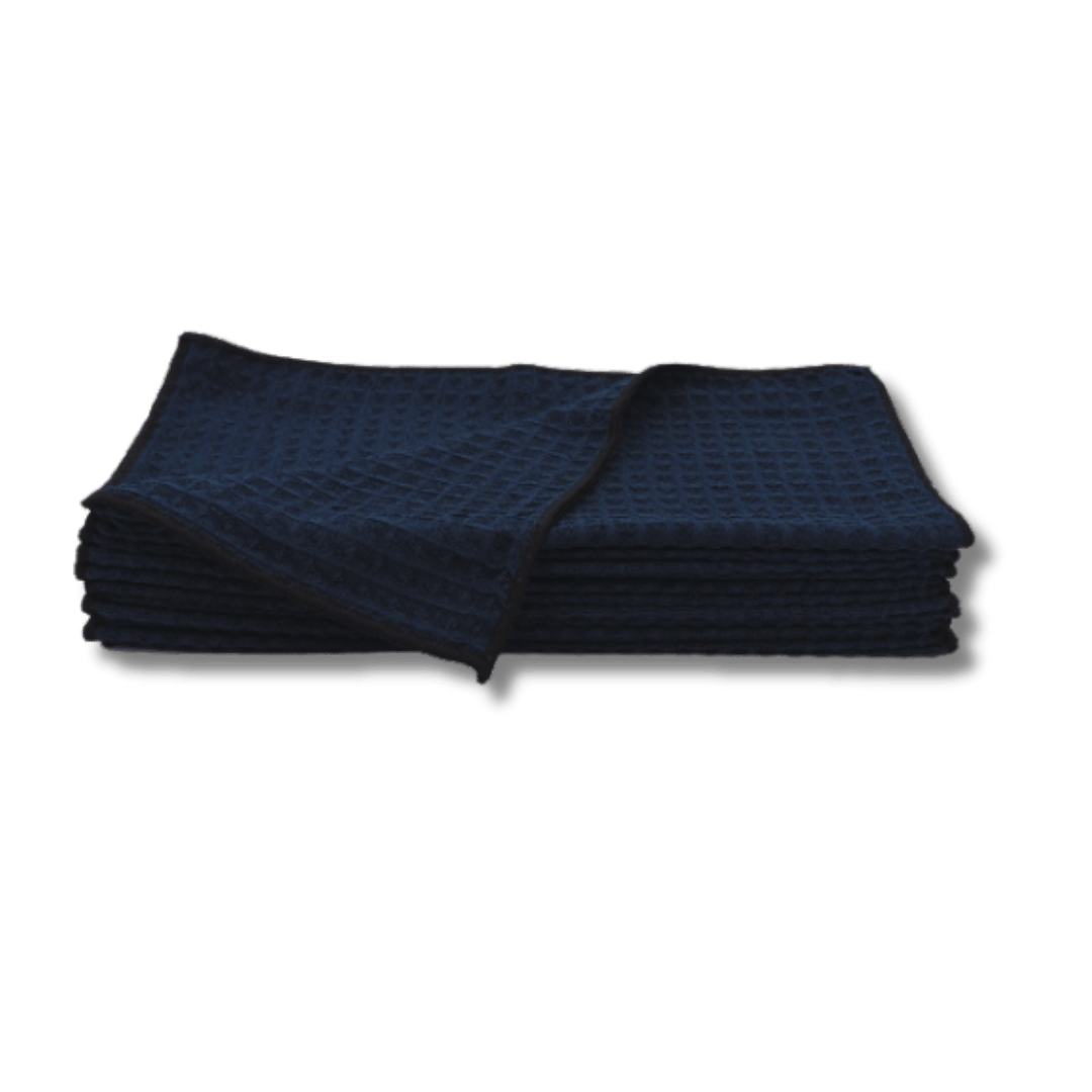 Microfiber Waffle Weave Glass Cleaning