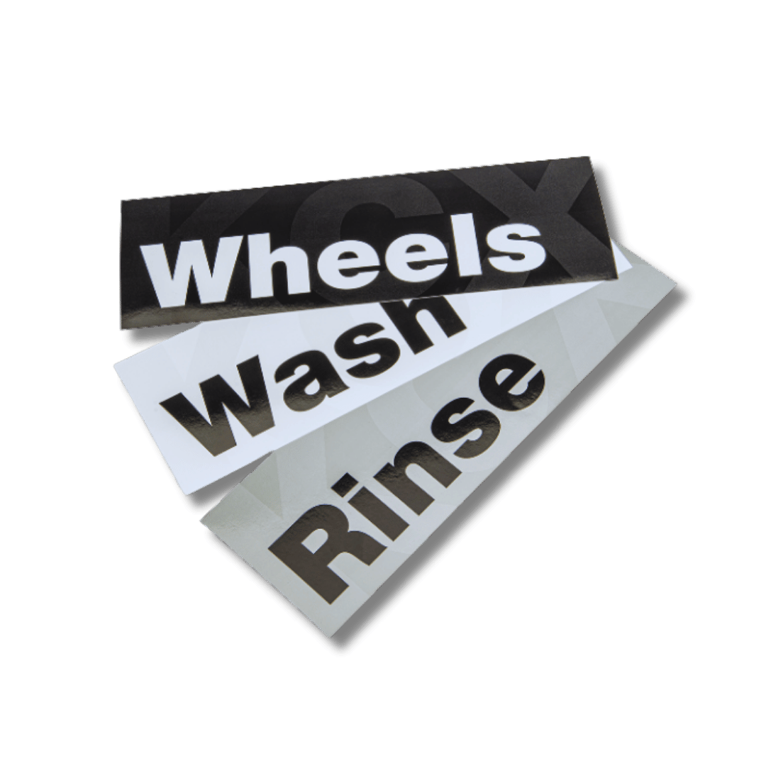 KCX BUCKET LABELS (SET OF 3)