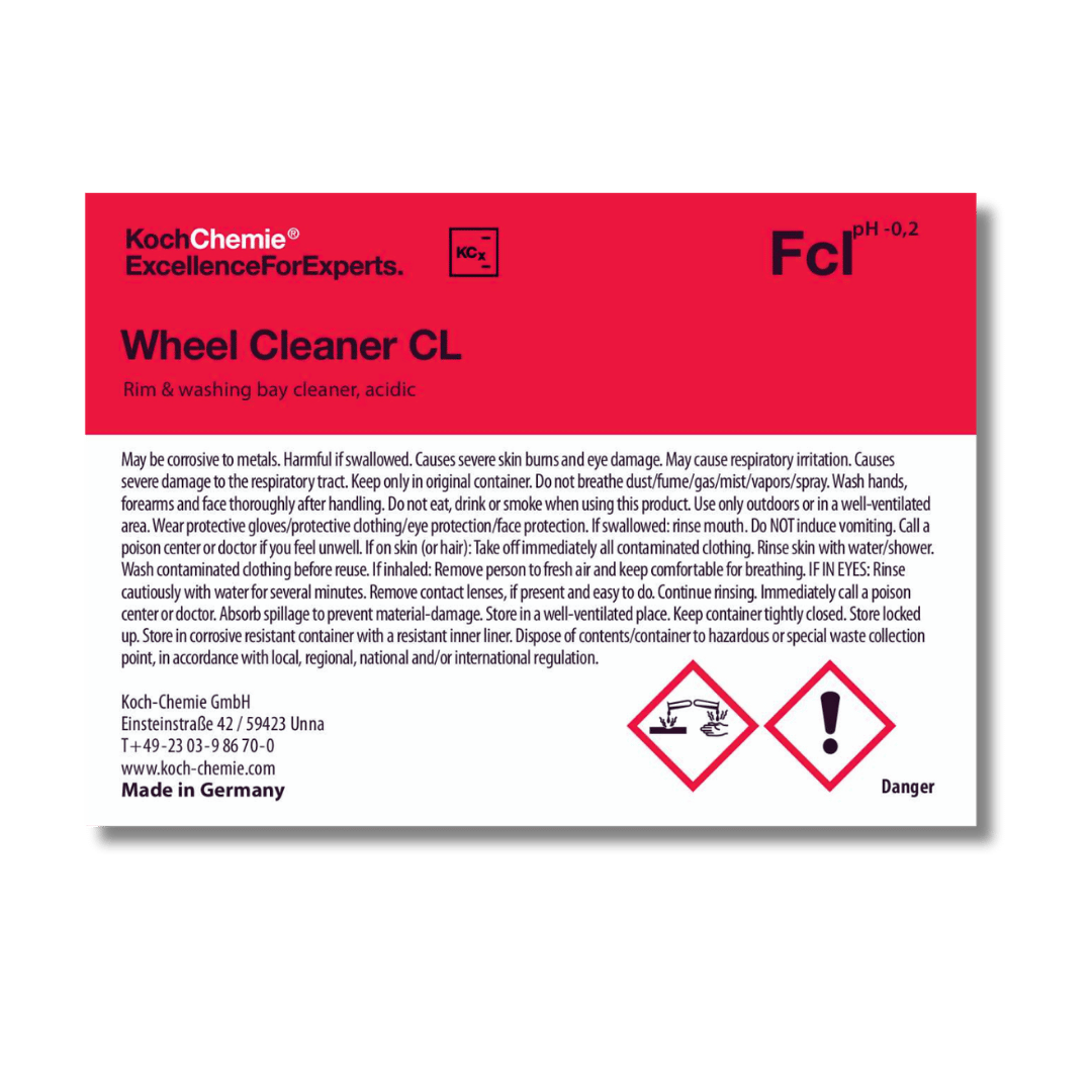 WHEEL CLEANER CL - LABEL