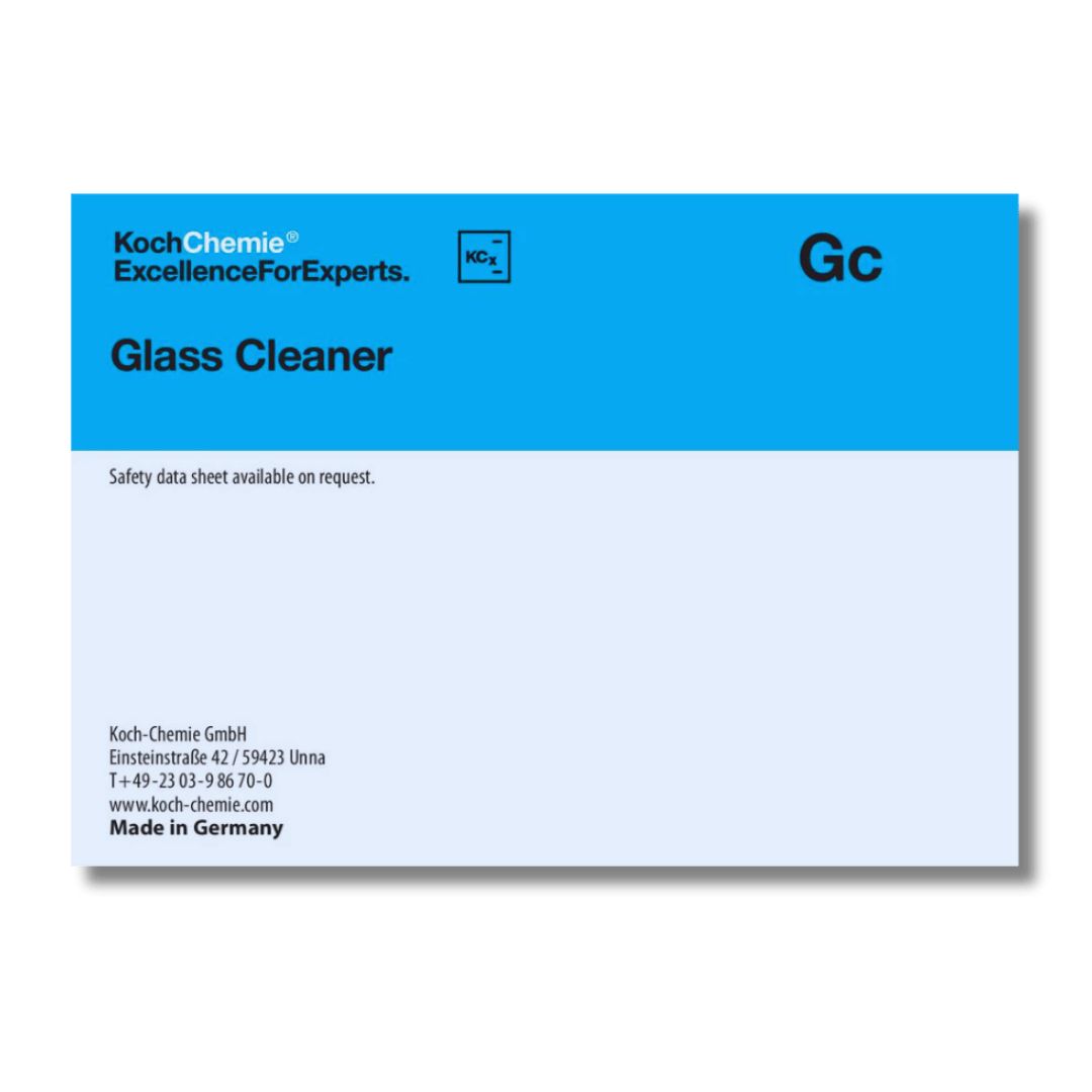 GLASS CLEANER - GC LABEL
