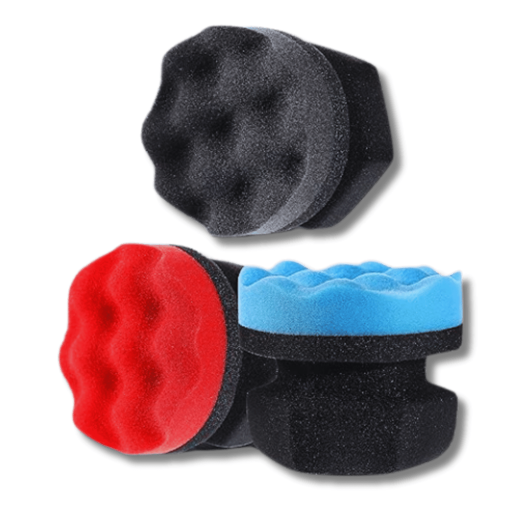 Tire Hex Grip Dressing Applicator (BLK-BLUE-RED)