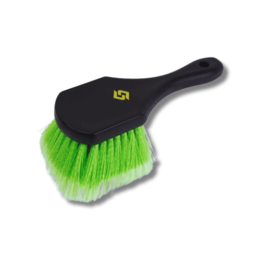 Tire Brush - Short Handle Green