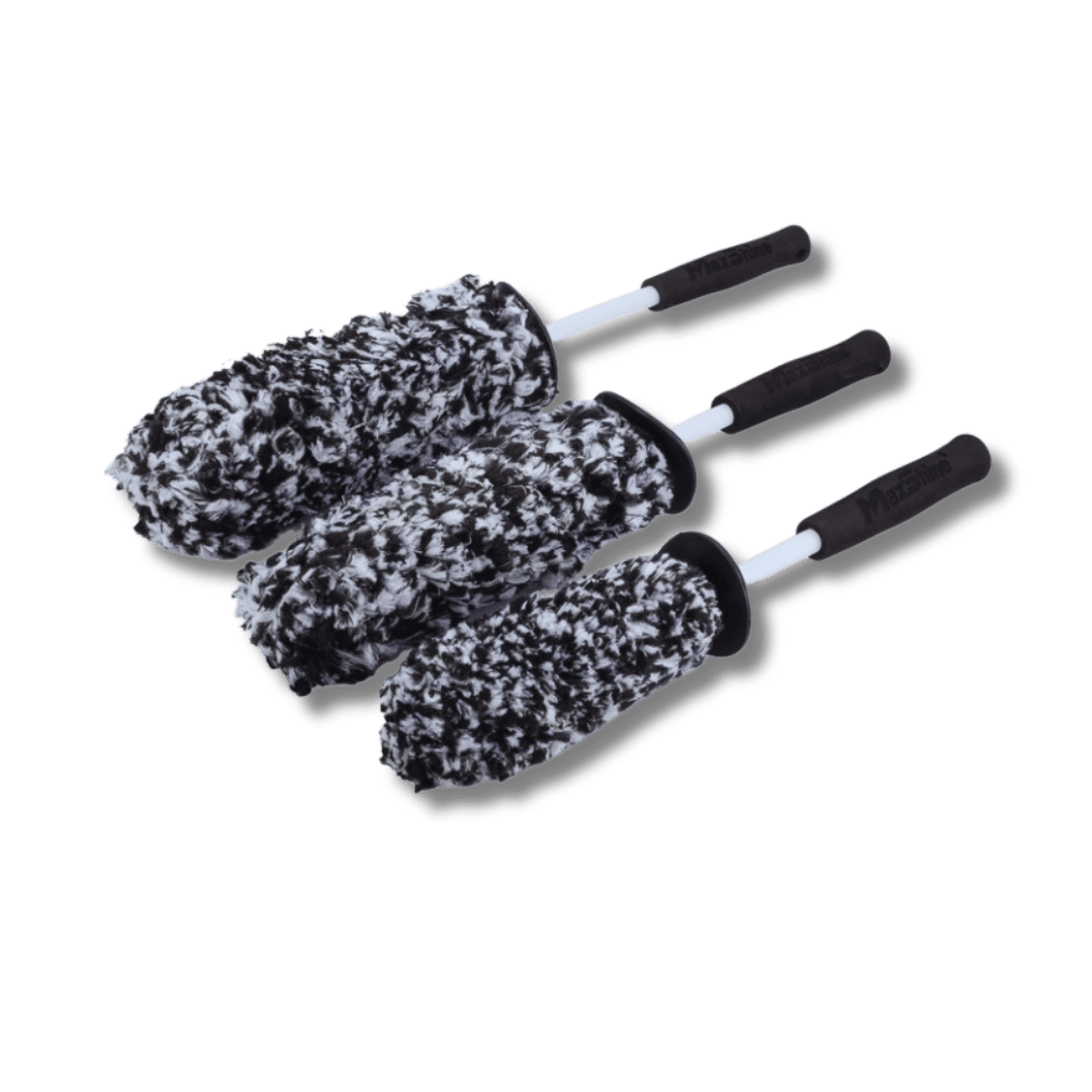 Microfiber Wheel Brush 3-piece kit
