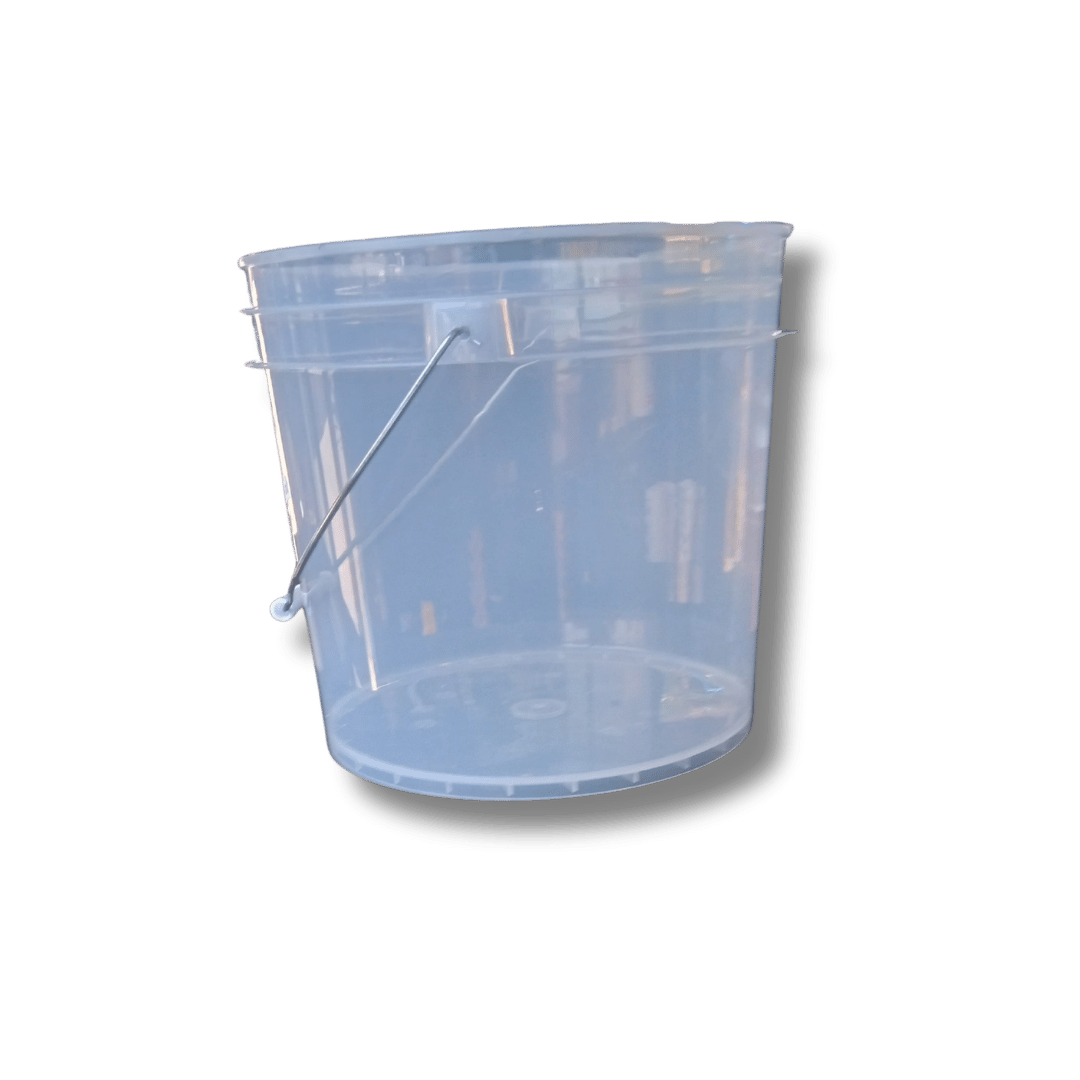 WHITE PLASTIC BUCKET 3.5 GL