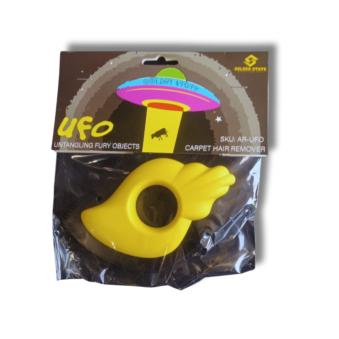 UFO PET HAIR REMOVER YLW/BLK