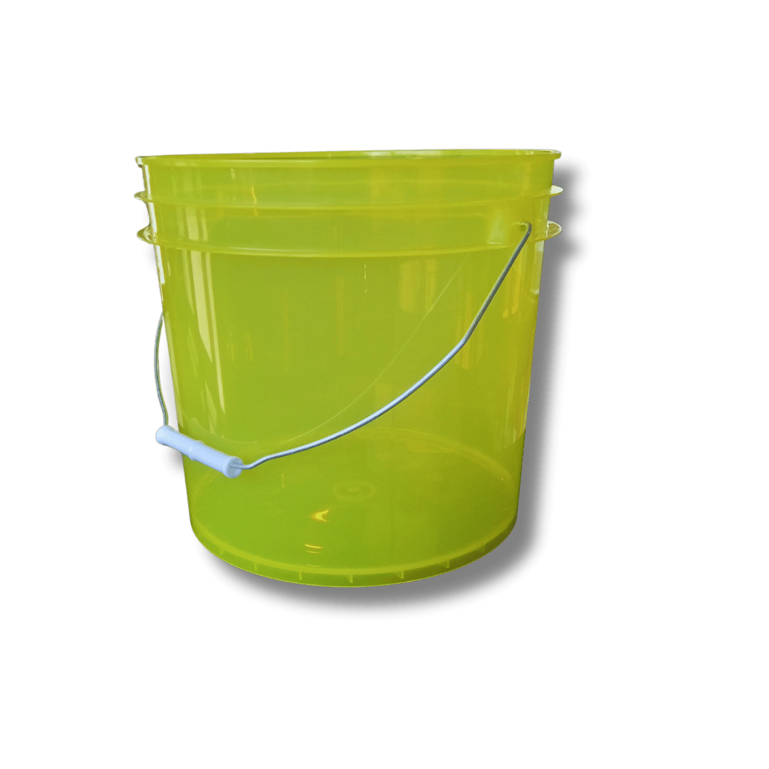 YELLOW PLASTIC BUCKET 3.5 GL